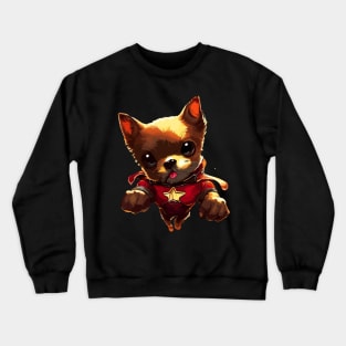 Superhero puppy dog Crewneck Sweatshirt